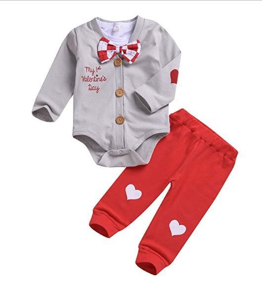 Valentines day baby clothes